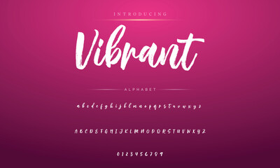 Fototapeta premium Lettering font isolated on black background. Texture alphabet in street art and graffiti style. Grunge and dirty effect. 