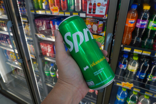 Bangkok, Thailand, November 25, 2024 It became known in the United States in 1961 in response to the popularity of 7-Up. that has been in existence since 1929