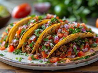 Mexican fast food quesadilla with vegetables generated AI