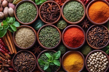 Fototapeta premium variety of spices