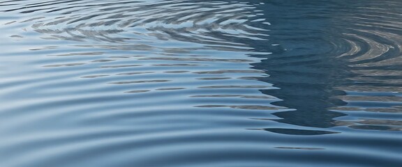 Overlapping Circles with Textured Gradients Mimicking Water Ripples