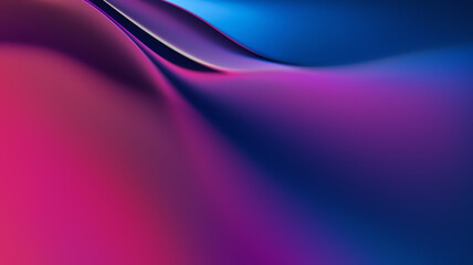 Fototapeta premium Gradient Curves in Colorful Abstract