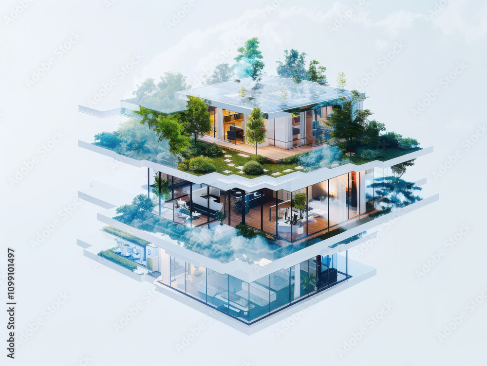Poster revolutionizing the future office exploring augmented reality workspaces in modern technology enviro
