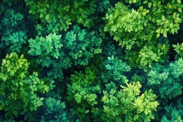 Forest Overhead View