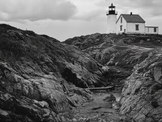 Fototapeta premium Lighthouse at night