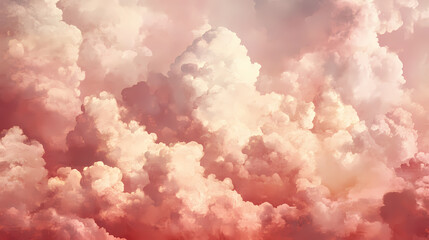 Fototapeta premium Vintage photography backdrop featuring painted soft clouds texture. Vintage. Illustration