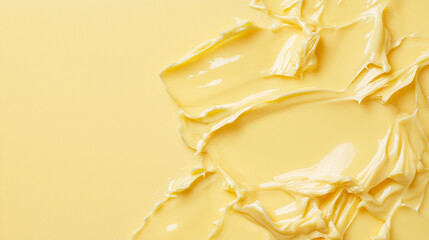 Golden Butter Swirl: Creamy texture, rich color, delicious dairy product. Perfect for culinary, food blog, or recipe website backgrounds. 