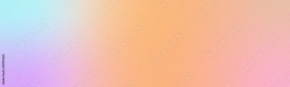 Poster Soft pastel gradient background noise effect. Gradient mesh. Effect bright color. colorful grainy foil. Abstract blurred fluid wallpaper, Vector. design of social networks sites and presentations.