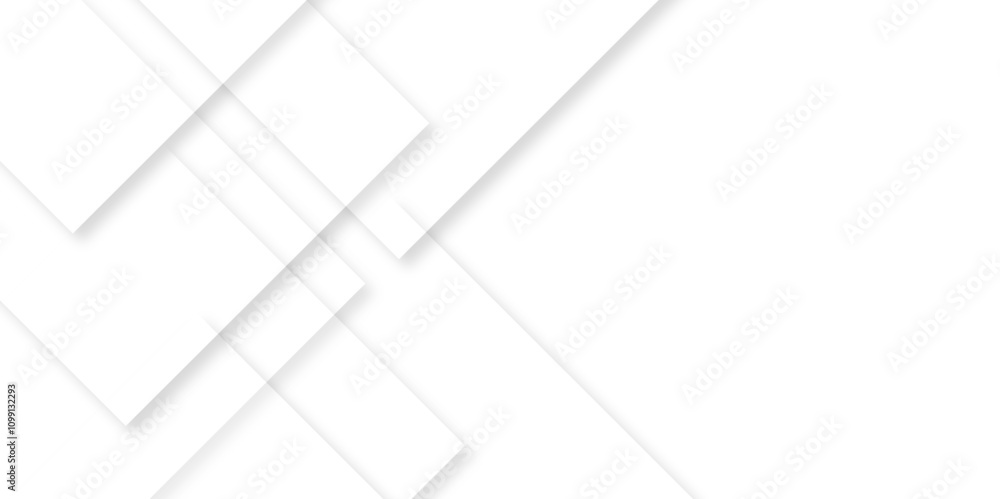 Aufkleber Abstract background with lines White background with diamond and triangle shapes layered in modern abstract pattern design Space design concept Suit for business, corporate, institution presentation.	