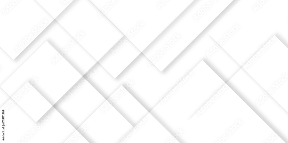 Aufkleber Abstract background with lines White background with diamond and triangle shapes layered in modern abstract pattern design Space design concept Suit for business, corporate, institution presentation.	
