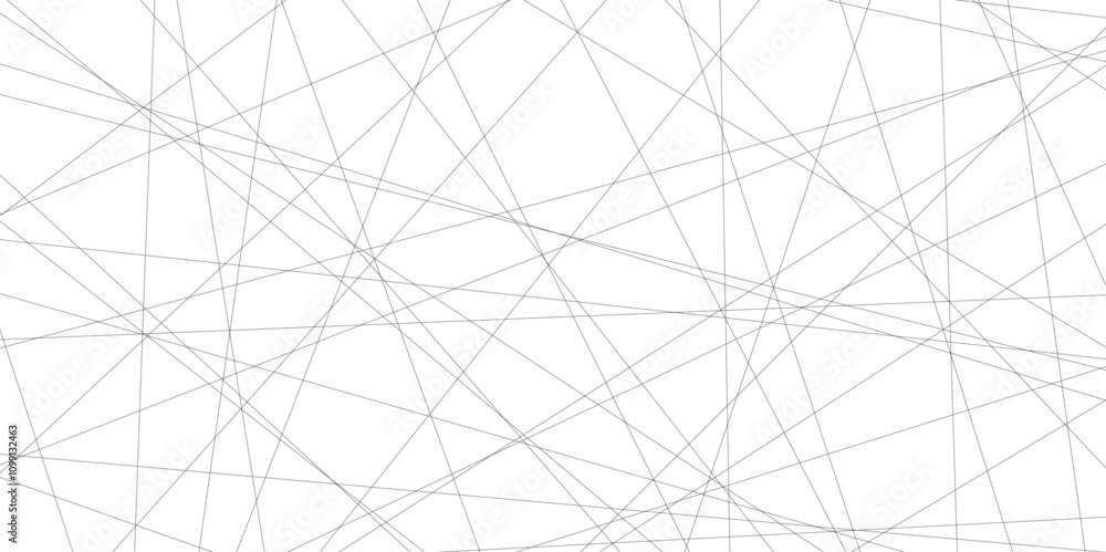 Fototapete Abstract black lines with white background. Creative and geometric shape with luxury pattern and paper texture design. abstract background with stripes for website design Technology background.