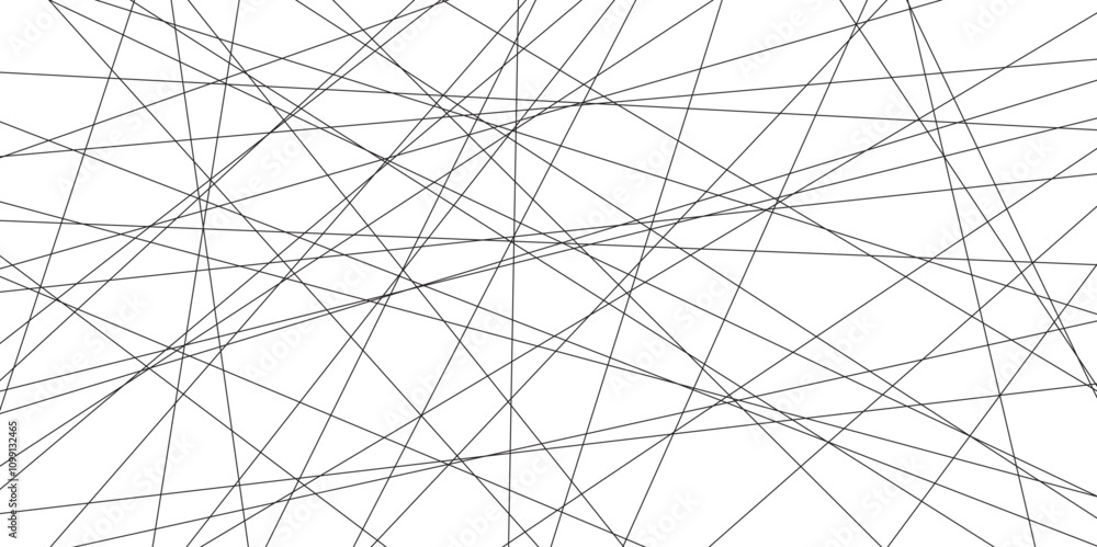 Leinwandbilder Abstract black lines with white background. Creative and geometric shape with luxury pattern and paper texture design. abstract background with stripes for website design Technology background.