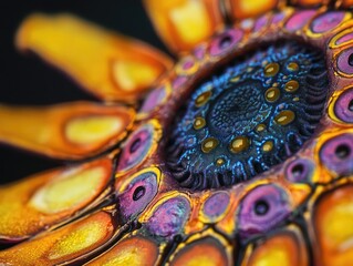 Colorful Flower Close Up