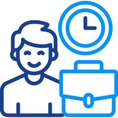 Obraz premium Working Hours Icon