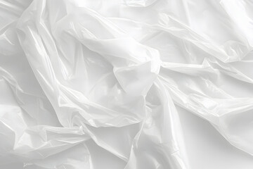 Obraz premium white crumpled paper texture overlay