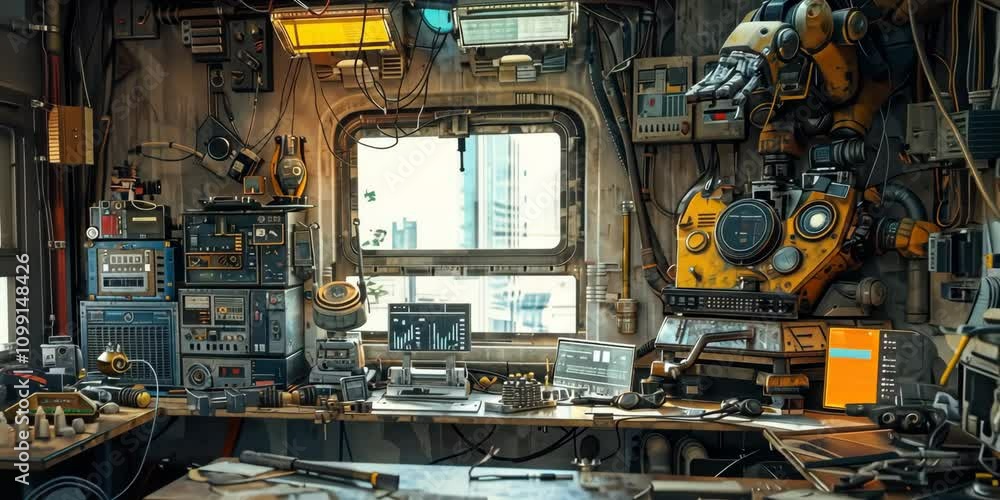 Poster automated robotics workshop, 4k video