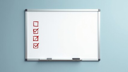 Digital Checklist on a Whiteboard Highlighting Cloud Compliance