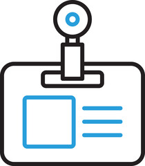Fototapeta premium Identification Card Icon