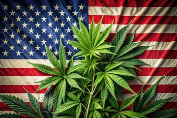 American Cannabis Flag, Patriotic Weed, 4th of July Cannabis, Cannabis Stars and Stripes, Marijuana Independence Day, Weed Celebration