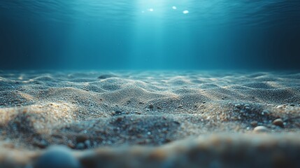 Underwater Ocean Sandy Seabed Scene