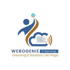 Creative Genie Themed IT Logo. eps