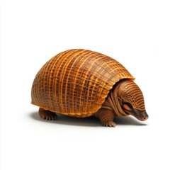 Fototapeta premium Action-packed armadillo adventure wildlife sanctuary animal behavior study close-up intriguing nature exploration