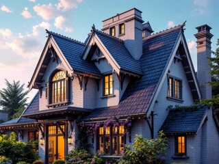 Galvanized steel exterior trim.