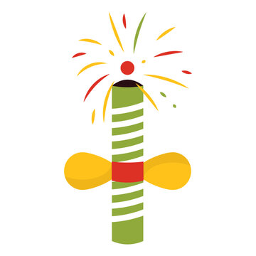 Colorful Firework Vector Illustration - 13