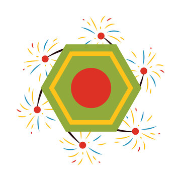 Colorful Firework Vector Illustration - 15