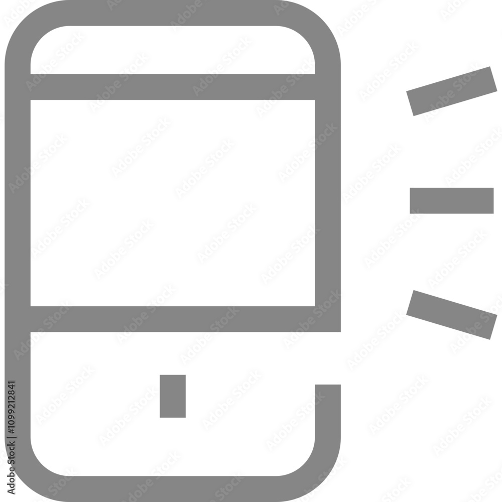 Aufkleber mobile device notification indicating an incoming alert or message from a messaging application