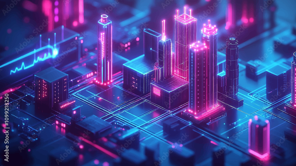 Poster the internet of things iot in manufacturing. integration of connected devices to optimize production