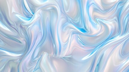 Obraz premium A smooth, swirling abstract design in soft pastel colors, evoking a sense of fluidity.