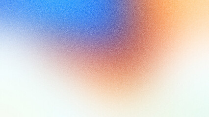 Gradient With Grainy Noise Texture. Abstract Turquoise Mesh and Dynamic Flow Background