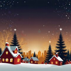 Fototapeta premium Christmas tree with presents