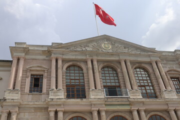 Obraz premium Kuleli Military School. The Kuleli Military School building, originally the Kuleli Cavalry Barracks. Istanbul, Turkey