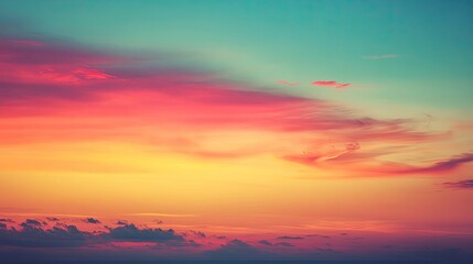 Fototapeta premium Gradient Overlay Orange Sky Evening Sunset Sunrise Pastel Soft Effect Background Pattern Abstract Texture Design Summer Nature Spring Light Beauty Template Yellow Pink Orange 