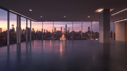 Fototapeta premium Urban window and future space