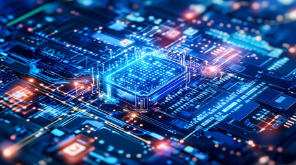 Fototapeta premium Advanced AI Security
