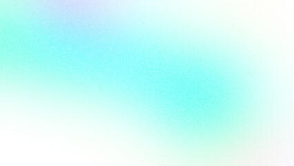 Gradient With Grainy Noise Texture. Abstract Turquoise Mesh and Dynamic Flow Background