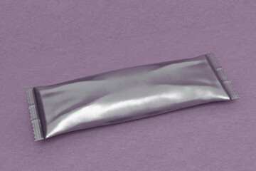 Blank Promotional Candy Single Pack For mockup and Branding, 3d render illustration V2