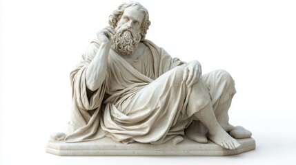 Fototapeta premium Greek philosopher statue