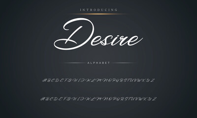 Signature Font Calligraphy Logotype Script Brush Font Type Font lettering handwritten