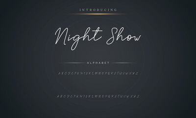 Signature Font Calligraphy Logotype Script Brush Font Type Font lettering handwritten