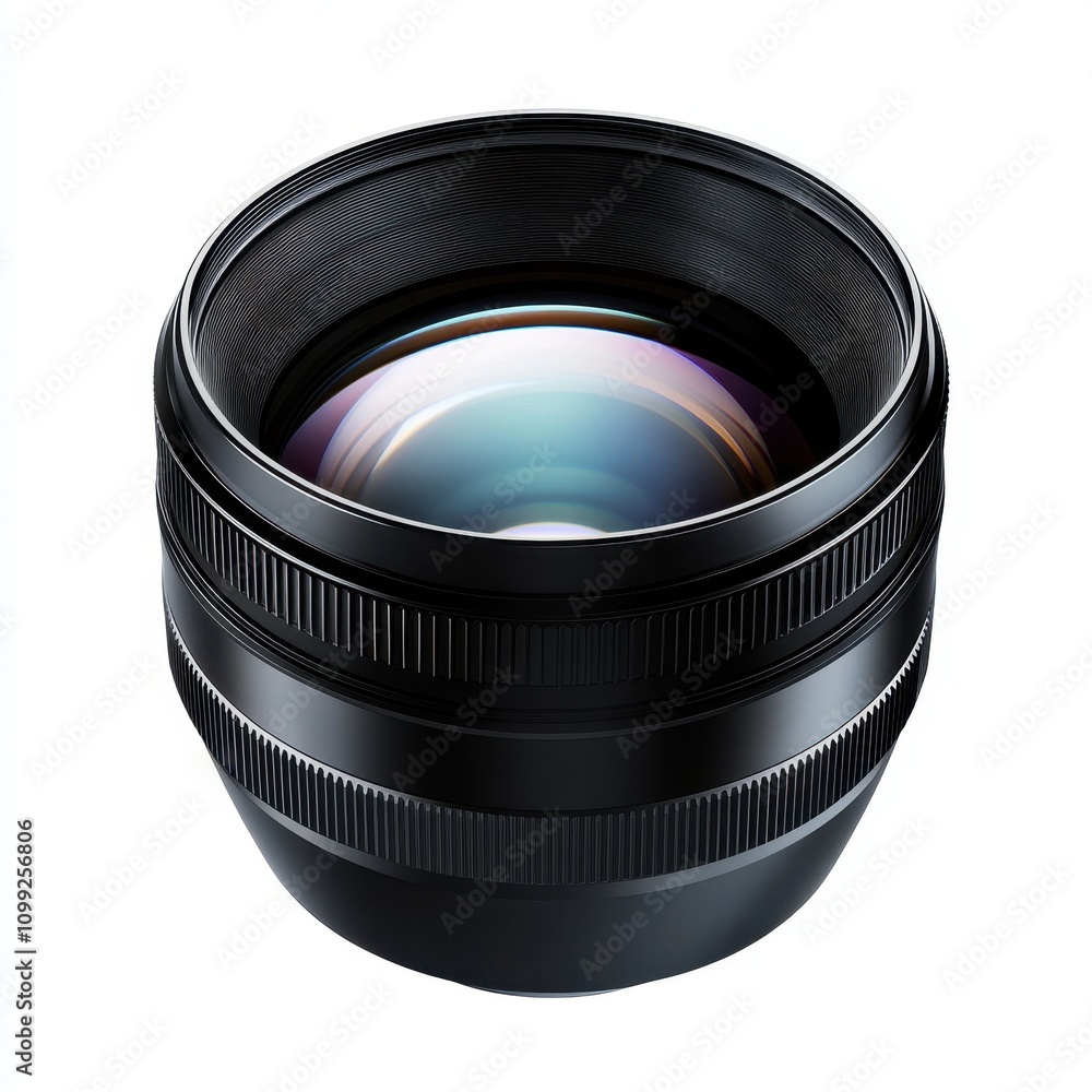 Poster a camera lens designed for capturing high-quality images with precision and clarity.