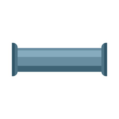 Straight Pipe Illustration, A Detailed Vector Graphic of a Simple, Unbent Pipe
