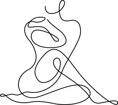 recommend clip art: Abstract Woman Body Continuous One Line Drawing. Female Figure Creative Contemporary Abstract Drawing. Beauty Fashion Female Body, Vector Minimalist Art for Fashion Design, Wall Art, Prints, Posters