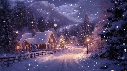 Naklejka premium christmas wallpaper backgroundchristmas wallpaper background