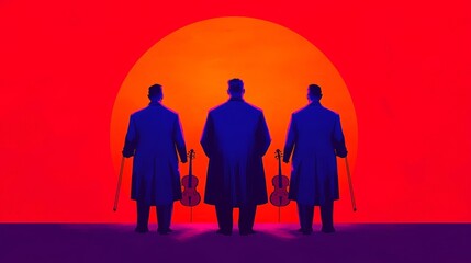 Musicians at Sunset Concert Fundraiser Event