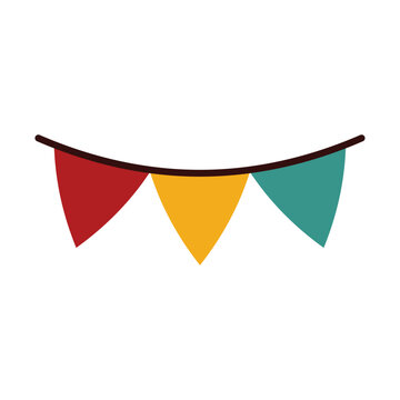 Circus Vector Illustration - Flag