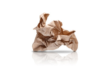 crumpled wrapping paper